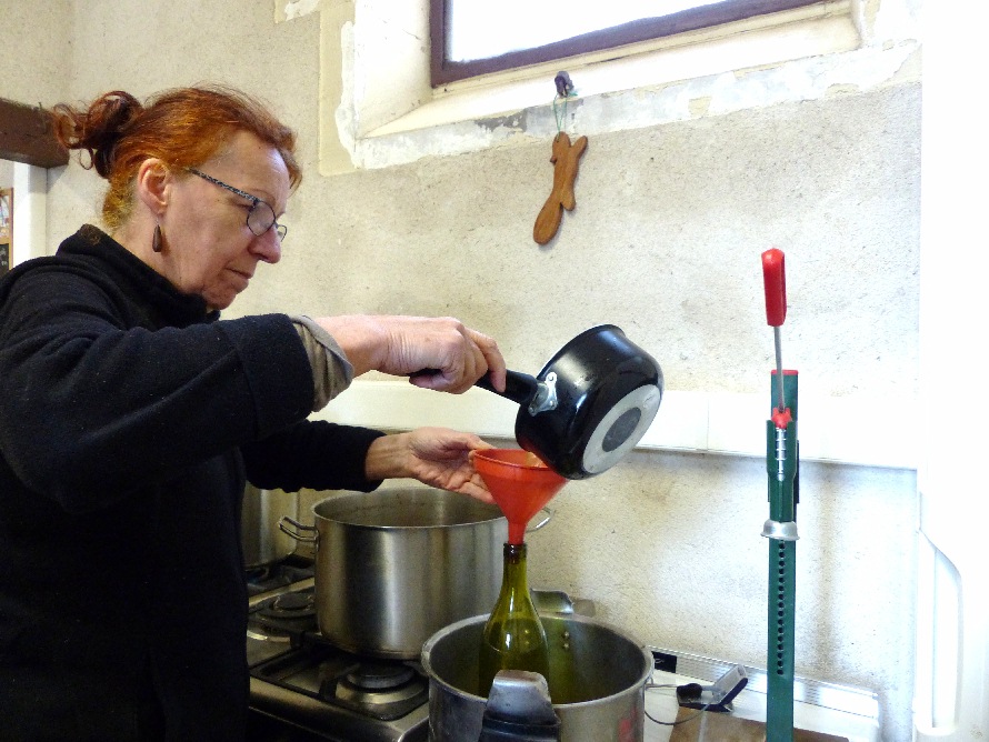 Fabrication de jus de pomme